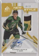 Kaiden Guhle [Gold Autograph Patch] Hockey Cards 2021 SP Game Used CHL New Style Prices