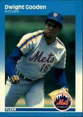Dwight Gooden #9 Baseball Cards 1987 Fleer Prices