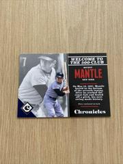 Mickey Mantle [Purple] #7 Baseball Cards 2017 Panini Chronicles Prices