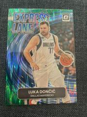 Luka Doncic [Green Shock] #5 Basketball Cards 2022 Panini Donruss Optic Express Lane Prices