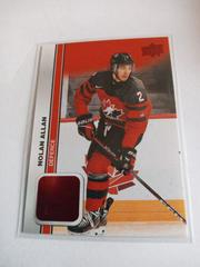 Nolan Allan [Red Foil] #2 Hockey Cards 2023 Upper Deck Team Canada Juniors Prices