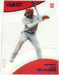 Elly De La Cruz [Blue] #4 Baseball Cards 2023 Panini Chronicles Clear Vision Prices