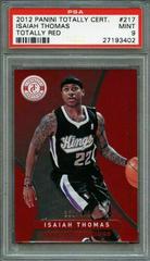 Isaiah Thomas [Totally Red] #217 Basketball Cards 2012 Panini Totally Certified Prices