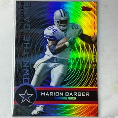 Marion Barber #OTG-MBA Football Cards 2007 Topps Own the Game Prices