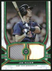 Joe Mauer [Green] Baseball Cards 2023 Topps Tribute Dual Relics Prices