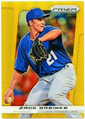 Zack Greinke Baseball Cards 2013 Panini Prizm Prices