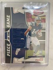 Alec Pierce [Red] #PG-AP Football Cards 2022 Panini Certified Piece of the Game Prices