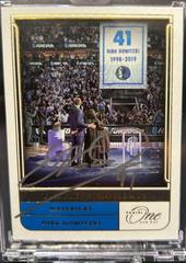 Dirk Nowitzki [Gold] #TM-DNK Basketball Cards 2021 Panini One and One Timeless Moments Autographs Prices