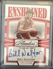 Bill Walton [Ruby] #14 Basketball Cards 2022 Panini Flawless Enshrined Signature Prices