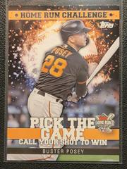 Buster Posey #HRC-29 Baseball Cards 2022 Topps Home Run Challenge Code Prices
