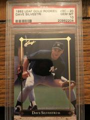 Dave Silvestri #BC-20 Baseball Cards 1992 Leaf Gold Rookies Prices