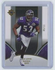 Ray Lewis [Gold] #18 Football Cards 2006 Upper Deck Ultimate Collection Prices