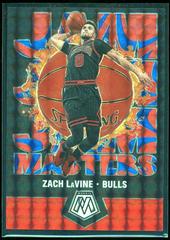 Zach LaVine [Reactive Blue] #18 Basketball Cards 2019 Panini Mosaic Jam Masters Prices