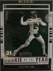 Zach Wilson #ROY-ZWI Football Cards 2021 Panini Contenders Rookie of the Year Prices