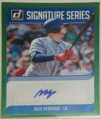 Alex Verdugo [Green] Baseball Cards 2018 Panini Donruss Signature Series Prices