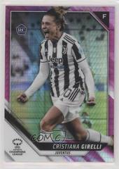 Cristiana Girelli [Pink Prism Refractor] Soccer Cards 2021 Topps Chrome UEFA Women’s Champions League Prices