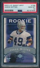 Jason Witten Football Cards 2003 Upper Deck Sweet Spot Prices