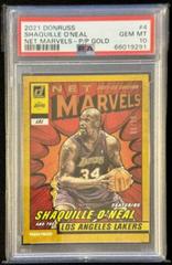 Shaquille O'Neal [Gold] Basketball Cards 2021 Panini Donruss Net Marvels Prices