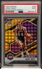 Jerry West [Black Gold Choice] Basketball Cards 2020 Panini Mosaic Prices