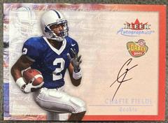 Chafie Fields Football Cards 2000 Fleer Autographics Prices