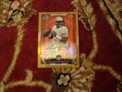 Jameis Winston [Gold] Football Cards 2015 Bowman Chrome Rookie Refractor Autographs Prices