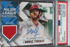 Mike Trout [Red] #MLMA-MT Baseball Cards 2022 Topps Major League Material Autographs Prices