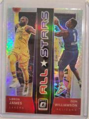 LeBron James, Zion Williamson [Holo] #1 Basketball Cards 2021 Panini Donruss Optic All Stars Prices