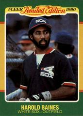 Harold Baines #3 Baseball Cards 1986 Fleer Limited Edition Prices