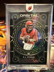 C.J. Stroud [Green Electric Etch] #9 Football Cards 2023 Panini Obsidian Orbital Prices