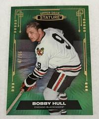 Bobby Hull [Photo Variant Green] #1 Hockey Cards 2021 Upper Deck Stature Prices