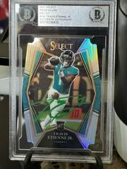 Travis Etienne Jr. [Green Die Cut] #RS-TET Football Cards 2021 Panini Select Rookie Signatures Prices