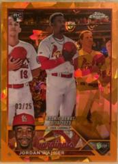 Jordan Walker [Orange] #344 Baseball Cards 2023 Topps Chrome Sapphire Prices