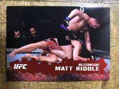 Matt Riddle [Ruby] Ufc Cards 2009 Topps UFC Round 2 Prices