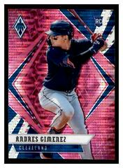 Andres Gimenez [Pink Pulsar] #3 Baseball Cards 2021 Panini Chronicles Phoenix Prices