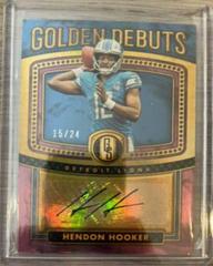 Hendon Hooker [Rose Gold] #GD-16 Football Cards 2023 Panini Gold Standard Golden Debuts Autographs Prices