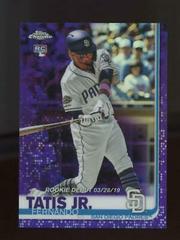 Fernando Tatis Jr. [Purple Refractor] Baseball Cards 2019 Topps Chrome Update Prices