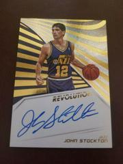 John Stockton #AU-JSK Basketball Cards 2018 Panini Revolution Autographs Prices