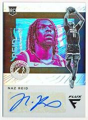 Naz Reid [Silver] Basketball Cards 2019 Panini Chronicles Flux Rookie Autographs Prices
