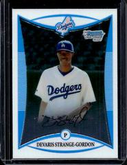 Devaris Strange Gordon #53 Baseball Cards 2008 Bowman Chrome Draft Picks & Prospects Prices