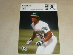 Rickey Henderson [White] Baseball Cards 2005 Leaf Sportscaster Prices