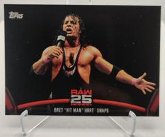 Bret 'Hit Man' Hart #RAW-5 Wrestling Cards 2018 Topps WWE Then Now Forever 25 Years of Raw Prices