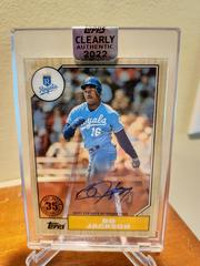 Bo Jackson Baseball Cards 2022 Topps Clearly Authentic 1987 Autographs Prices