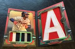 Ozzie Albies Baseball Cards 2022 Topps Triple Threads Jumbo Plus Relic Book Prices