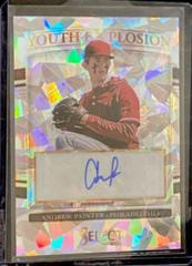 Andrew Painter [Cracked Ice] #YES-AP Baseball Cards 2022 Panini Select Youth Explosion Signatures Prices