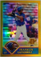 Franklin Gutierrez [Refractor] #202 Baseball Cards 2003 Topps Chrome Prices