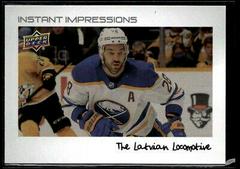Zemgus Girgensons [Nickname] #PZ-41 Hockey Cards 2022 Upper Deck Instant Impressions Prices