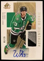 Wyatt Johnston [Signature Gold] #112 Hockey Cards 2022 SP Prices
