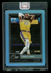 LeBron James [Blue] Basketball Cards 2020 Panini One and One Prices