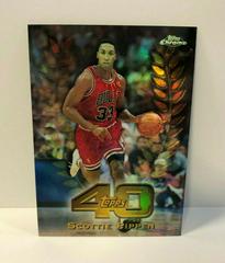 Scottie Pippen [Refractor] Basketball Cards 1997 Topps Chrome Topps 40 Prices