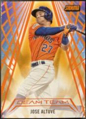 Jose Altuve [Orange] Baseball Cards 2018 Stadium Club Beam Team Prices